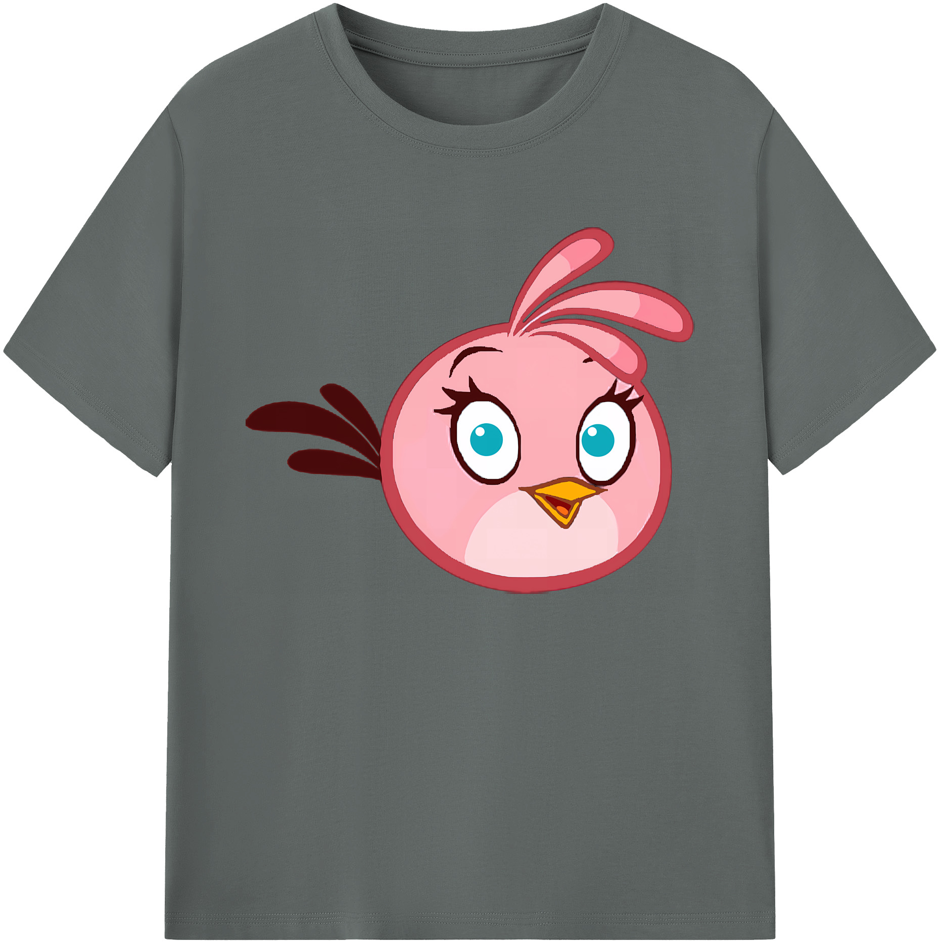 （画像用） Angry Birds アングリーバード 綿100％ メンズ半袖Tシャツ｜肌触りやわらか＆通気性